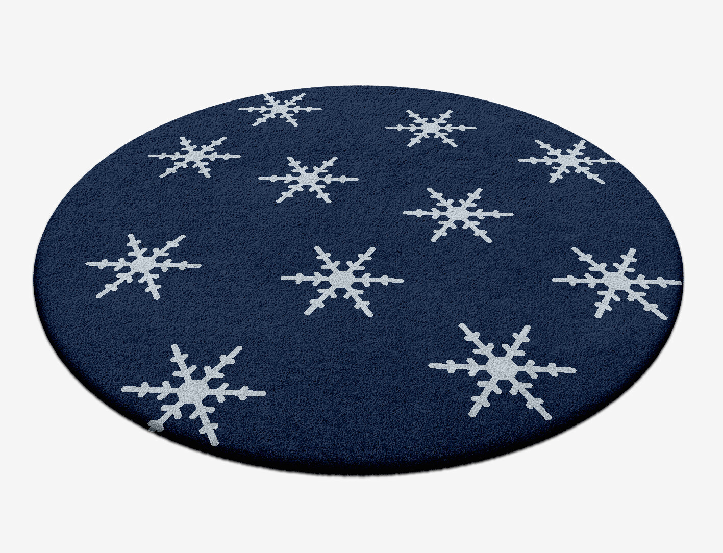 Rimed Geometric Round Hand Tufted Pure Wool Custom Rug by Rug Artisan