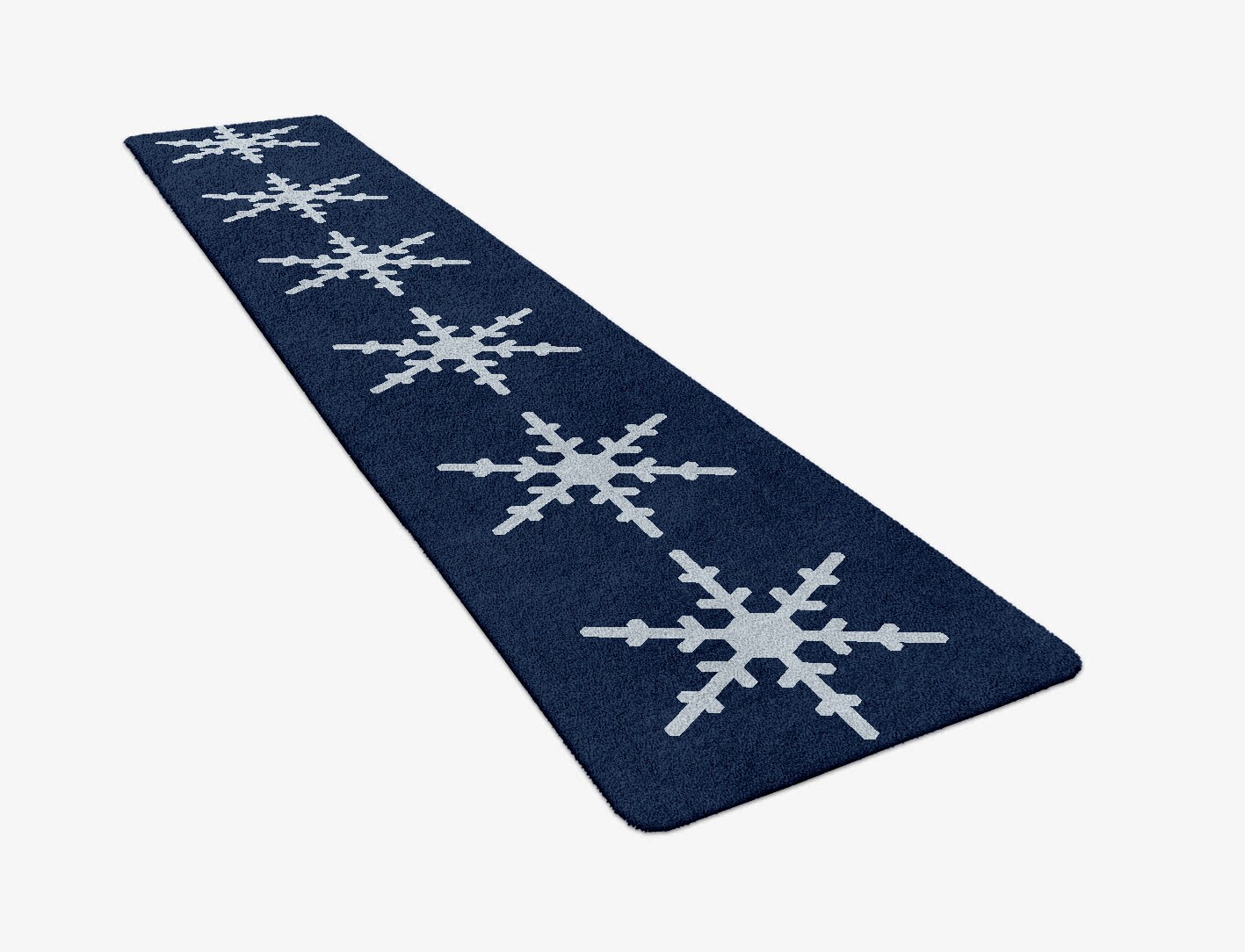 Rimed Geometric Runner Hand Tufted Pure Wool Custom Rug by Rug Artisan