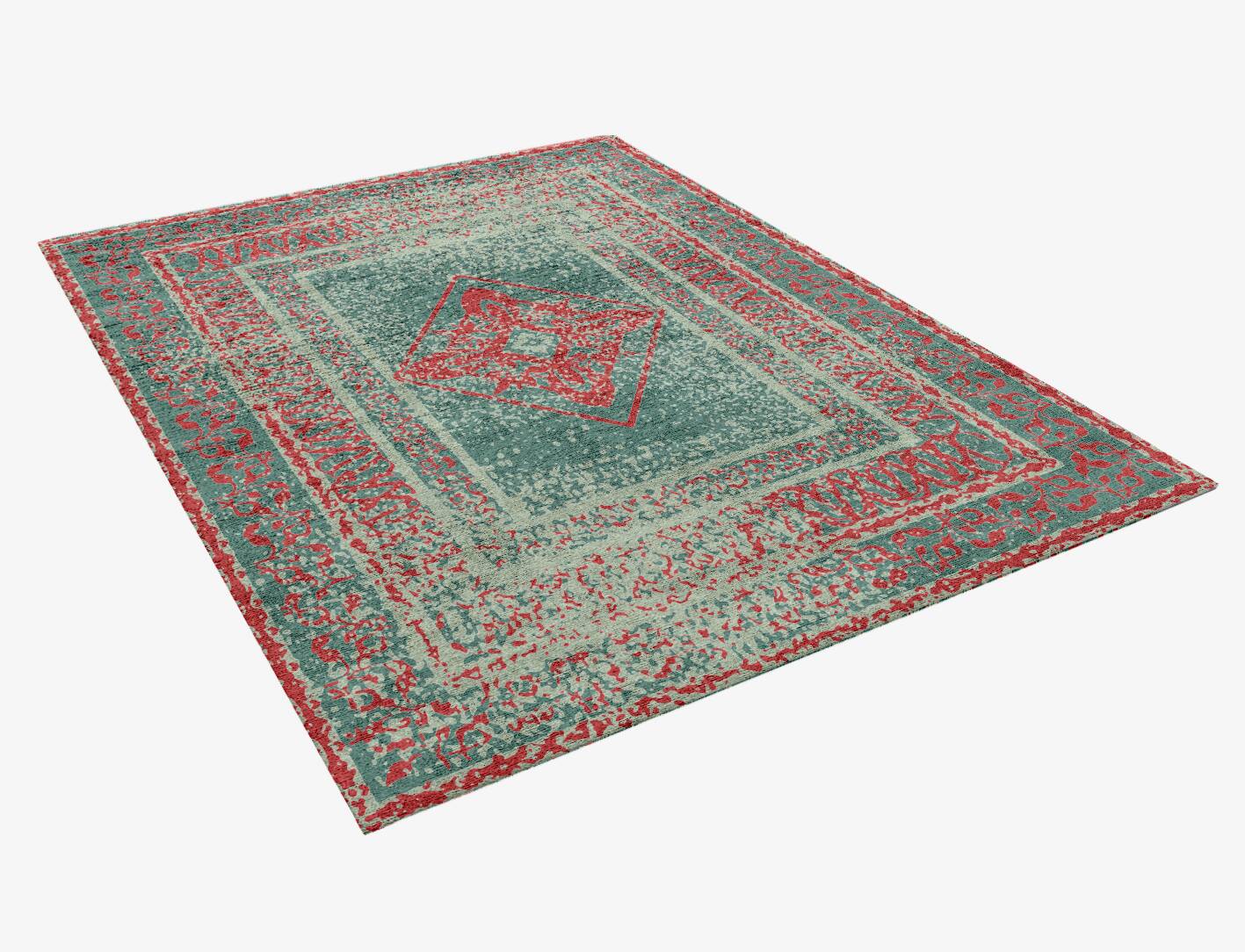 Riqa Vintage Rectangle Hand Knotted Bamboo Silk Custom Rug by Rug Artisan