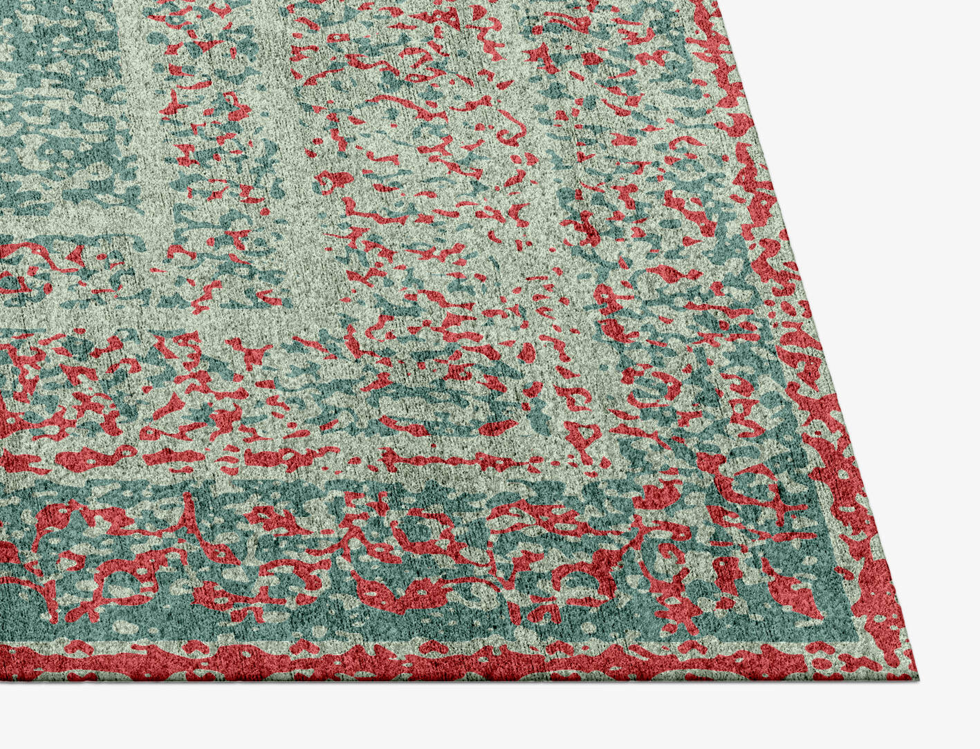 Riqa Vintage Rectangle Hand Knotted Bamboo Silk Custom Rug by Rug Artisan