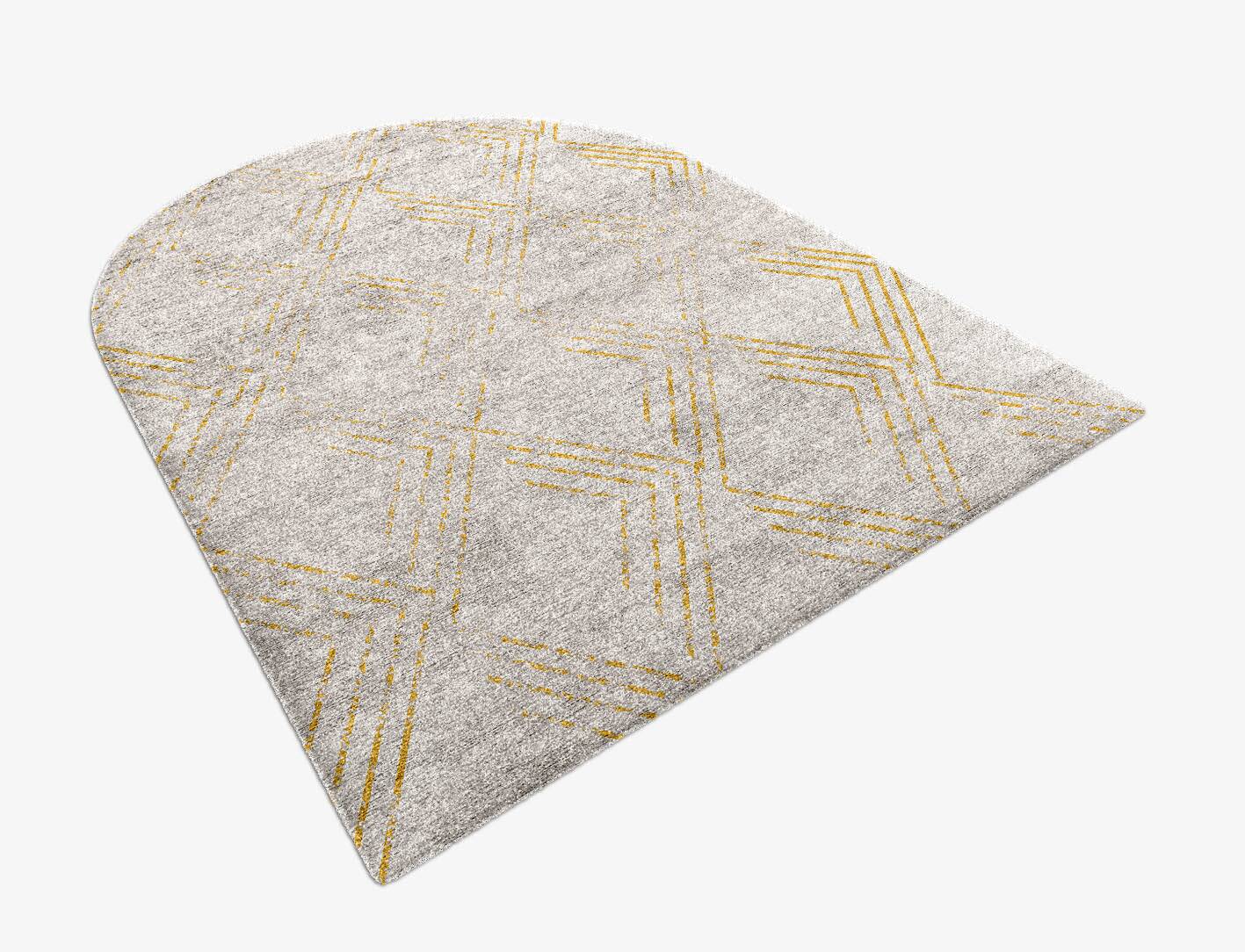 Riqueza  Arch Hand Knotted Bamboo Silk Custom Rug by Rug Artisan