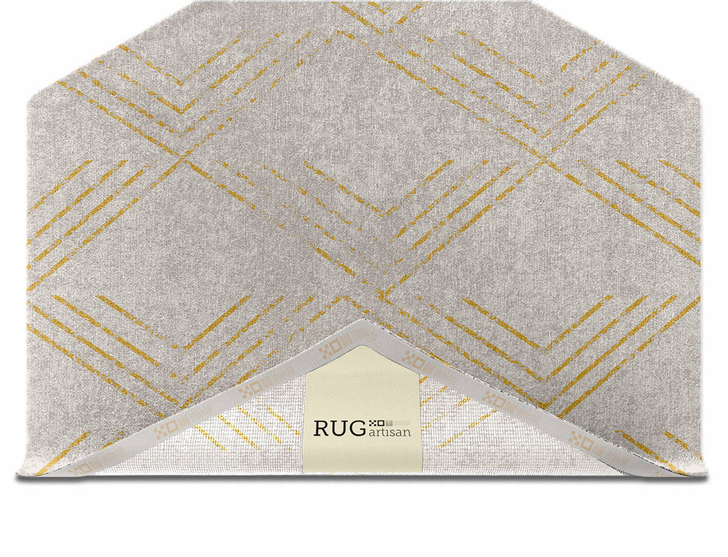 Riqueza  Hexagon Hand Knotted Tibetan Wool Custom Rug by Rug Artisan