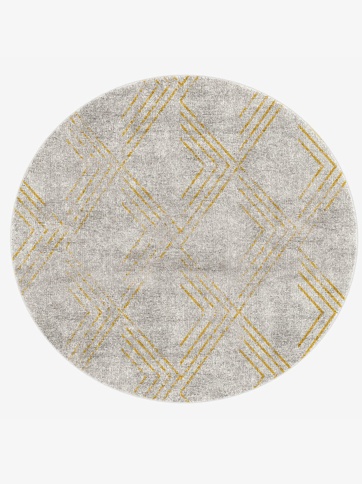 Riqueza  Round Hand Knotted Bamboo Silk Custom Rug by Rug Artisan