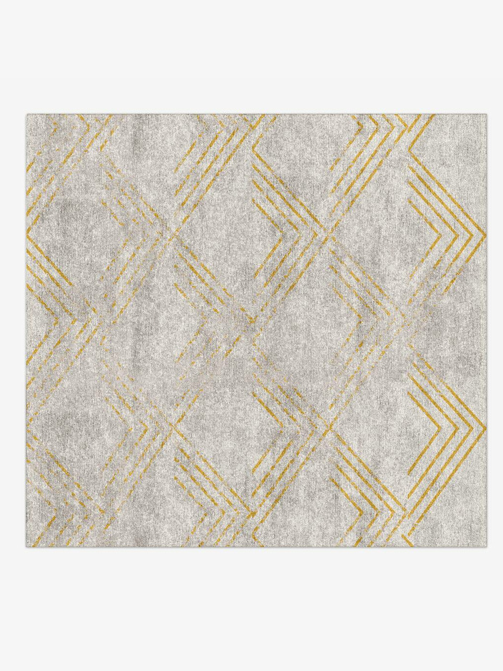 Riqueza  Square Hand Knotted Bamboo Silk Custom Rug by Rug Artisan