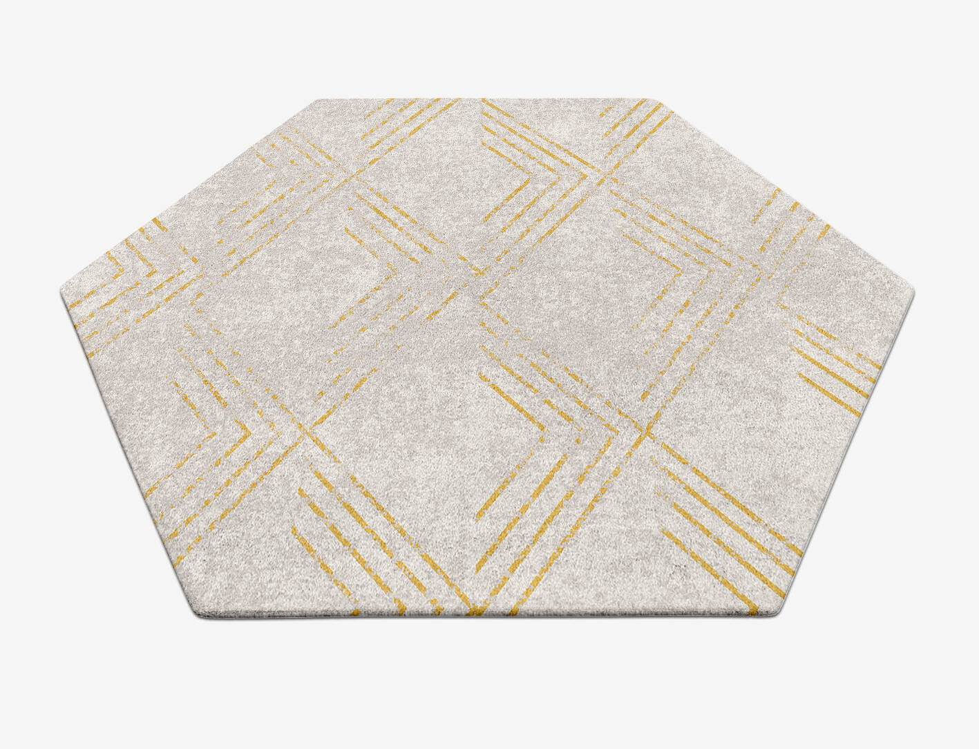 Riqueza  Hexagon Hand Tufted Pure Wool Custom Rug by Rug Artisan