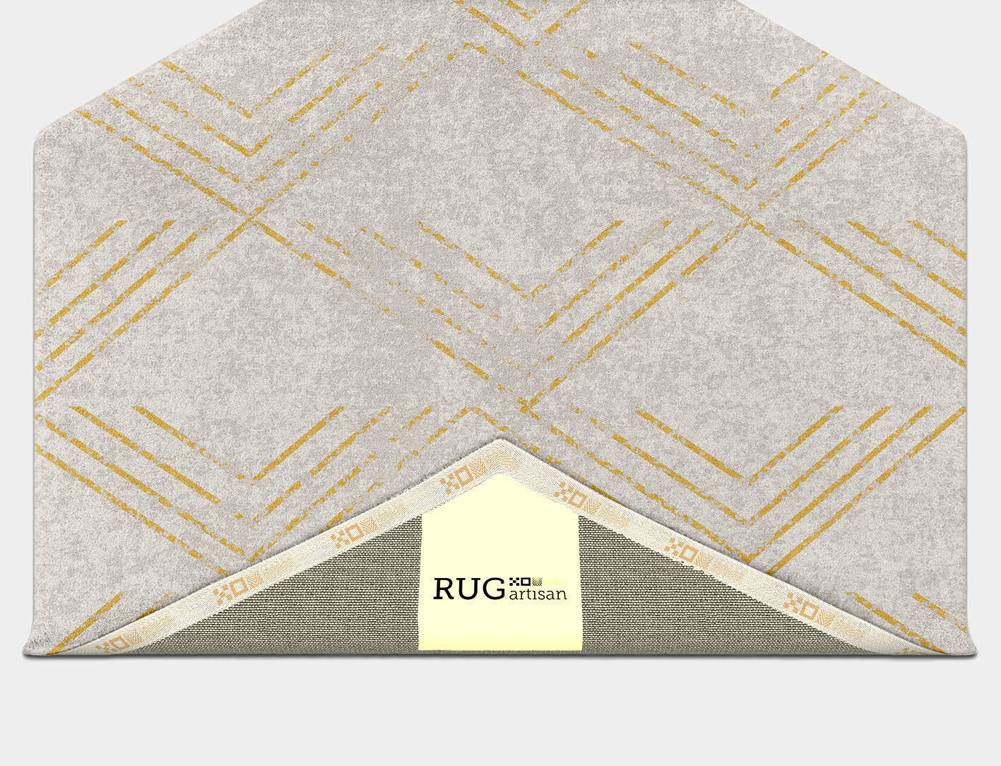 Riqueza  Hexagon Hand Tufted Pure Wool Custom Rug by Rug Artisan