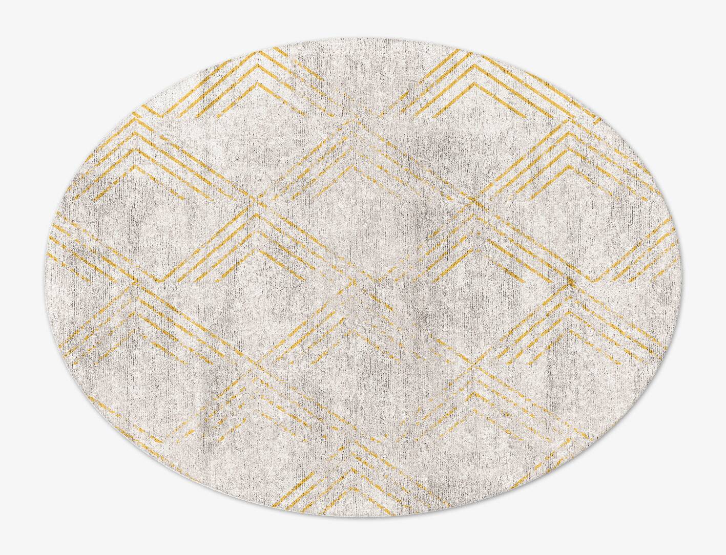 Riqueza  Oval Hand Tufted Bamboo Silk Custom Rug by Rug Artisan