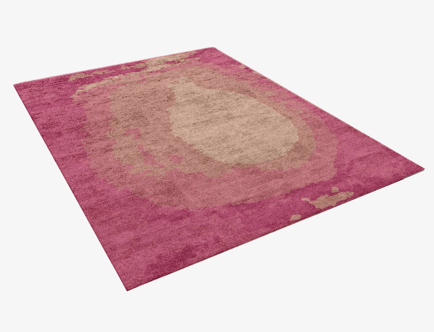 Ritz Gradation Rectangle Hand Knotted Bamboo Silk Custom Rug by Rug Artisan