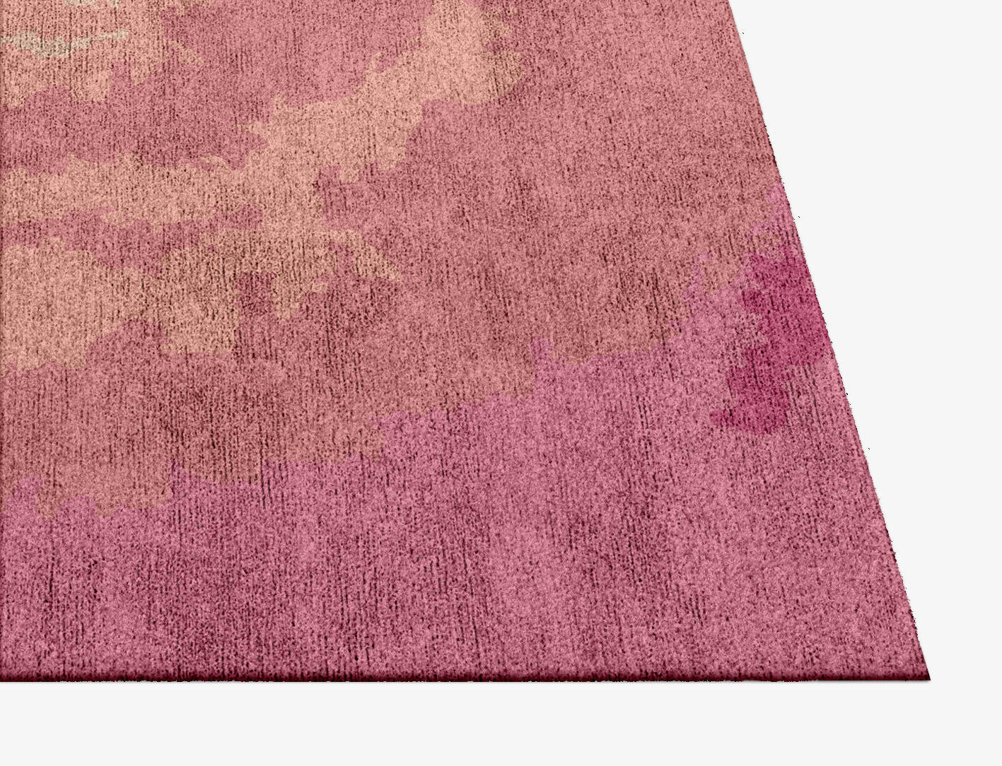 Ritz Gradation Square Hand Knotted Bamboo Silk Custom Rug by Rug Artisan