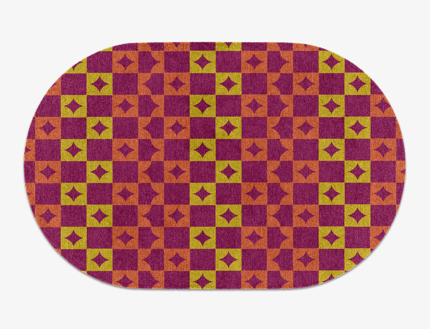 Robin Geometric Capsule Hand Knotted Tibetan Wool Custom Rug by Rug Artisan