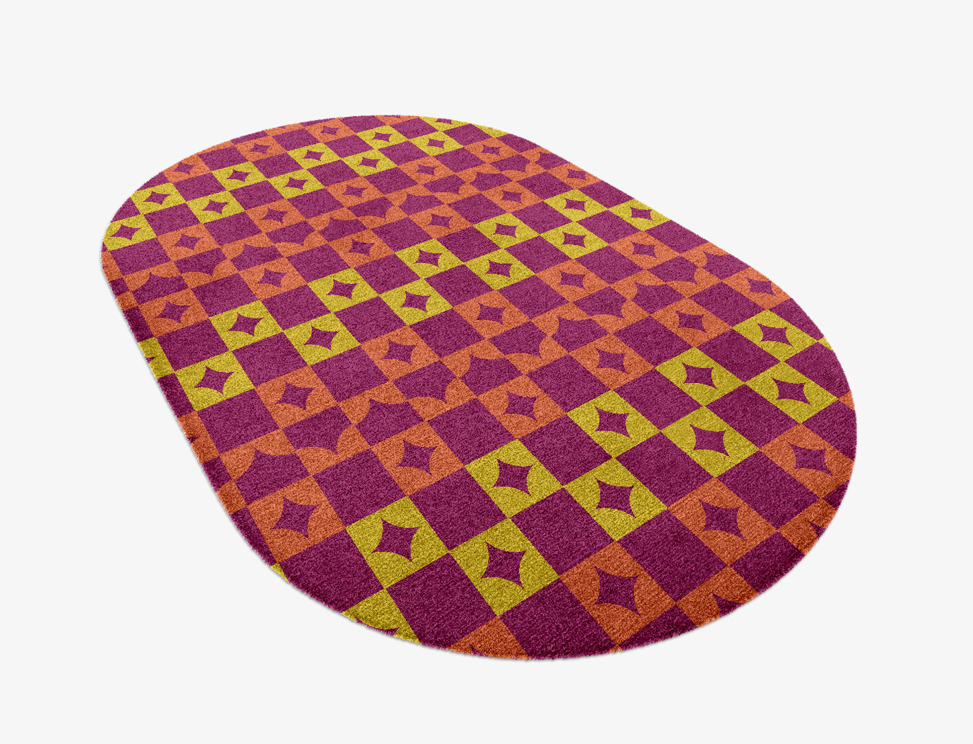 Robin Geometric Capsule Hand Knotted Tibetan Wool Custom Rug by Rug Artisan