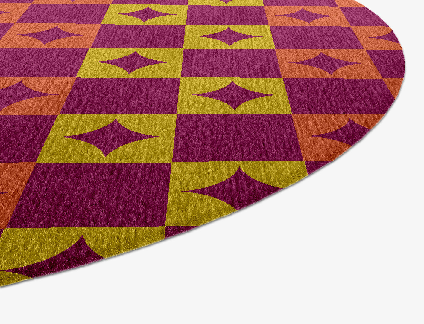 Robin Geometric Capsule Hand Knotted Tibetan Wool Custom Rug by Rug Artisan