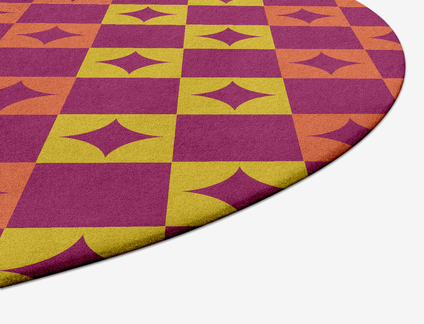 Robin Geometric Capsule Hand Tufted Pure Wool Custom Rug by Rug Artisan