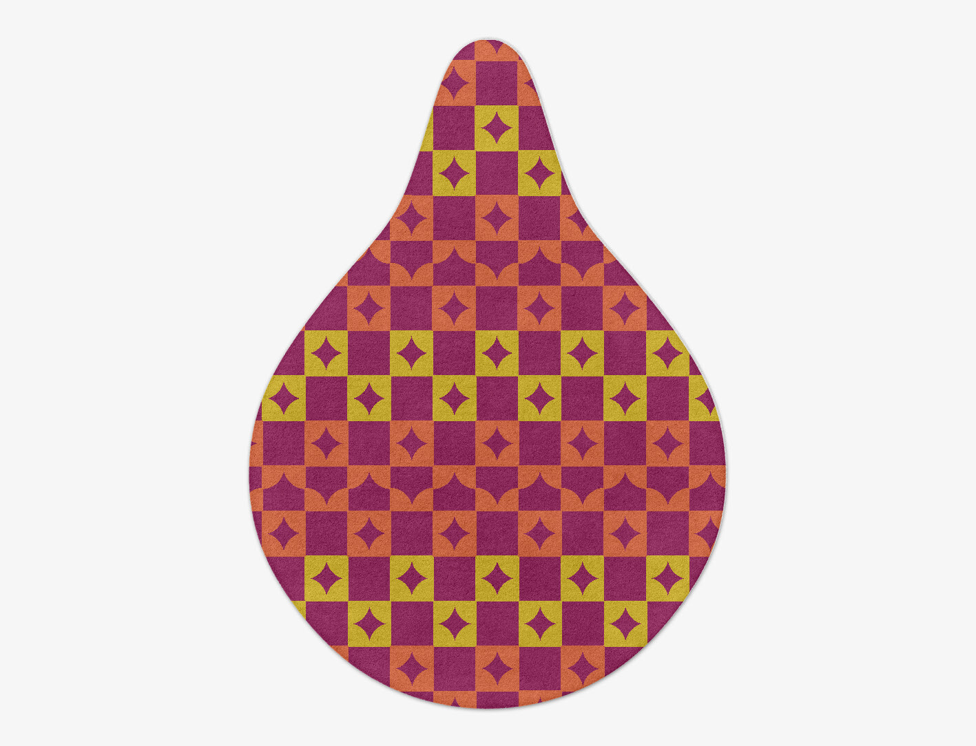 Robin Geometric Drop Hand Tufted Pure Wool Custom Rug by Rug Artisan