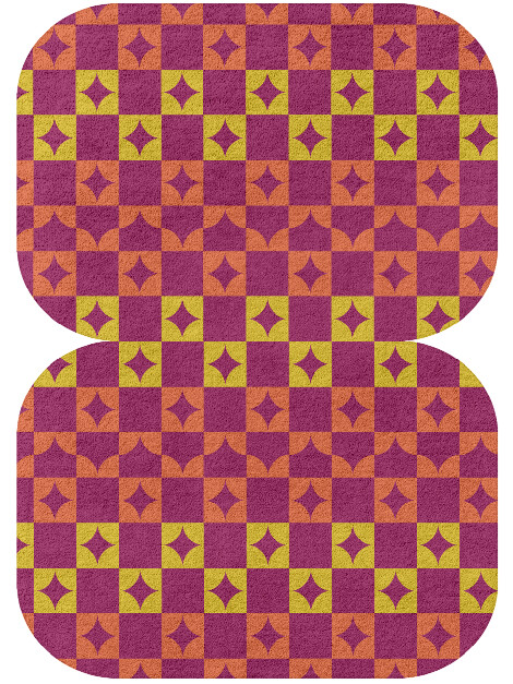Robin Geometric Eight Hand Tufted Pure Wool Custom Rug by Rug Artisan