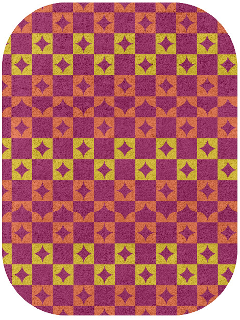 Robin Geometric Oblong Hand Tufted Pure Wool Custom Rug by Rug Artisan