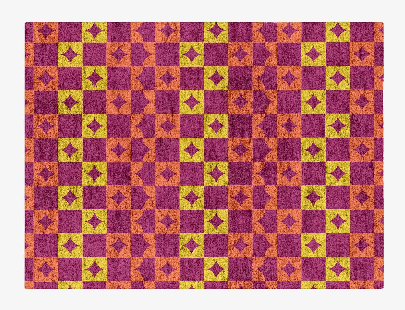 Robin Geometric Rectangle Hand Tufted Bamboo Silk Custom Rug by Rug Artisan