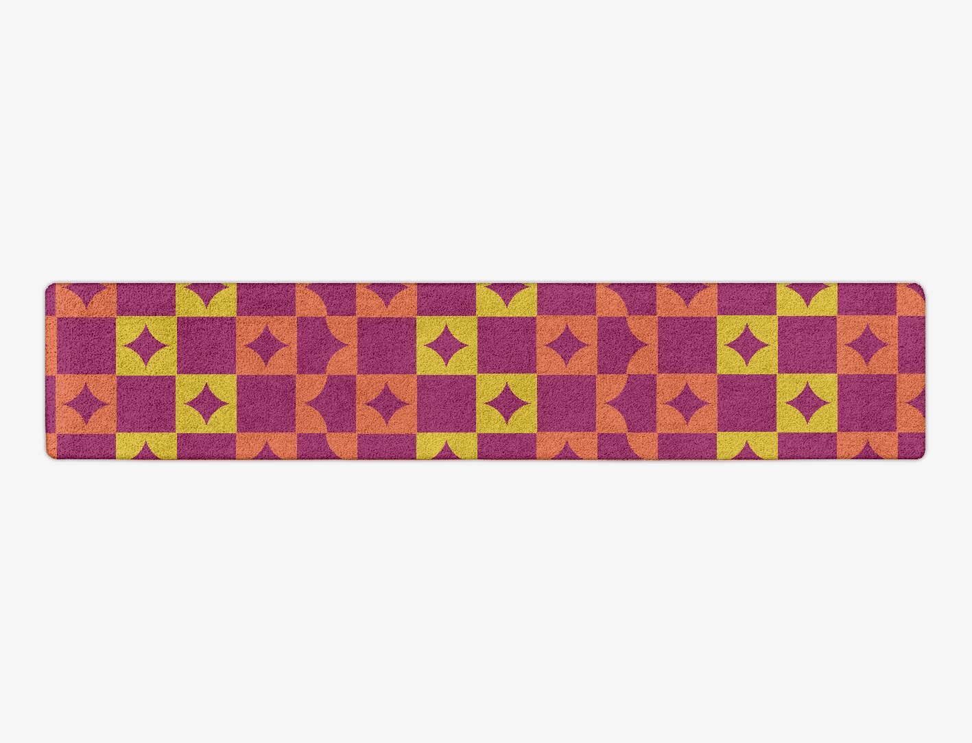 Robin Geometric Runner Hand Tufted Pure Wool Custom Rug by Rug Artisan