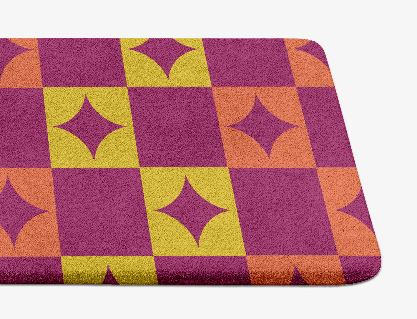 Robin Geometric Runner Hand Tufted Pure Wool Custom Rug by Rug Artisan