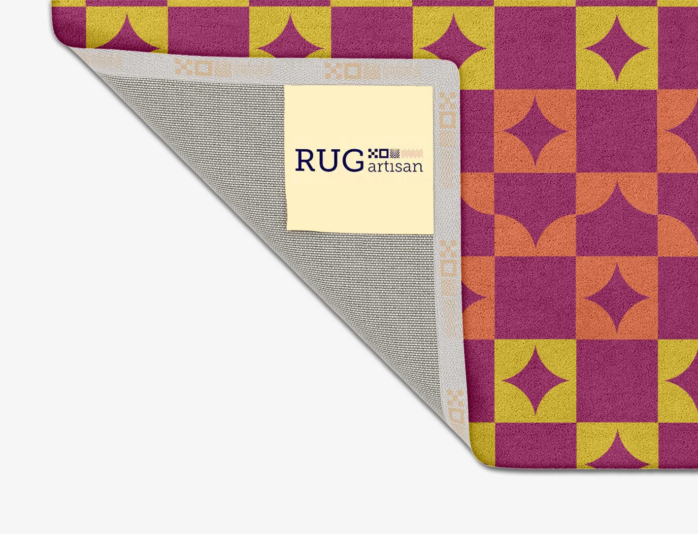 Robin Geometric Square Hand Tufted Pure Wool Custom Rug by Rug Artisan