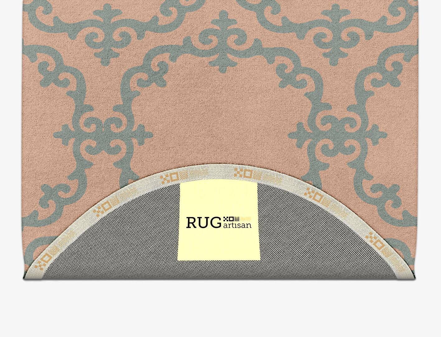 Rococo Blue Royal Capsule Hand Tufted Pure Wool Custom Rug by Rug Artisan