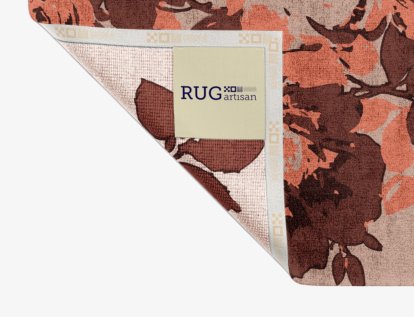 Rosarium Floral Rectangle Hand Knotted Bamboo Silk Custom Rug by Rug Artisan