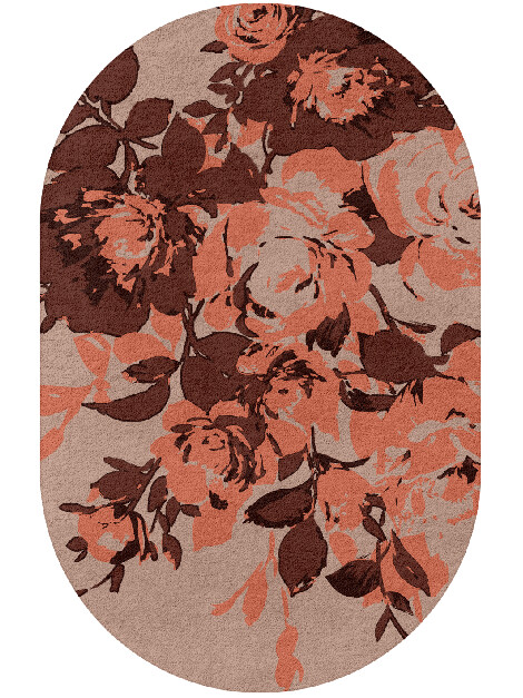Rosarium Floral Capsule Hand Tufted Pure Wool Custom Rug by Rug Artisan