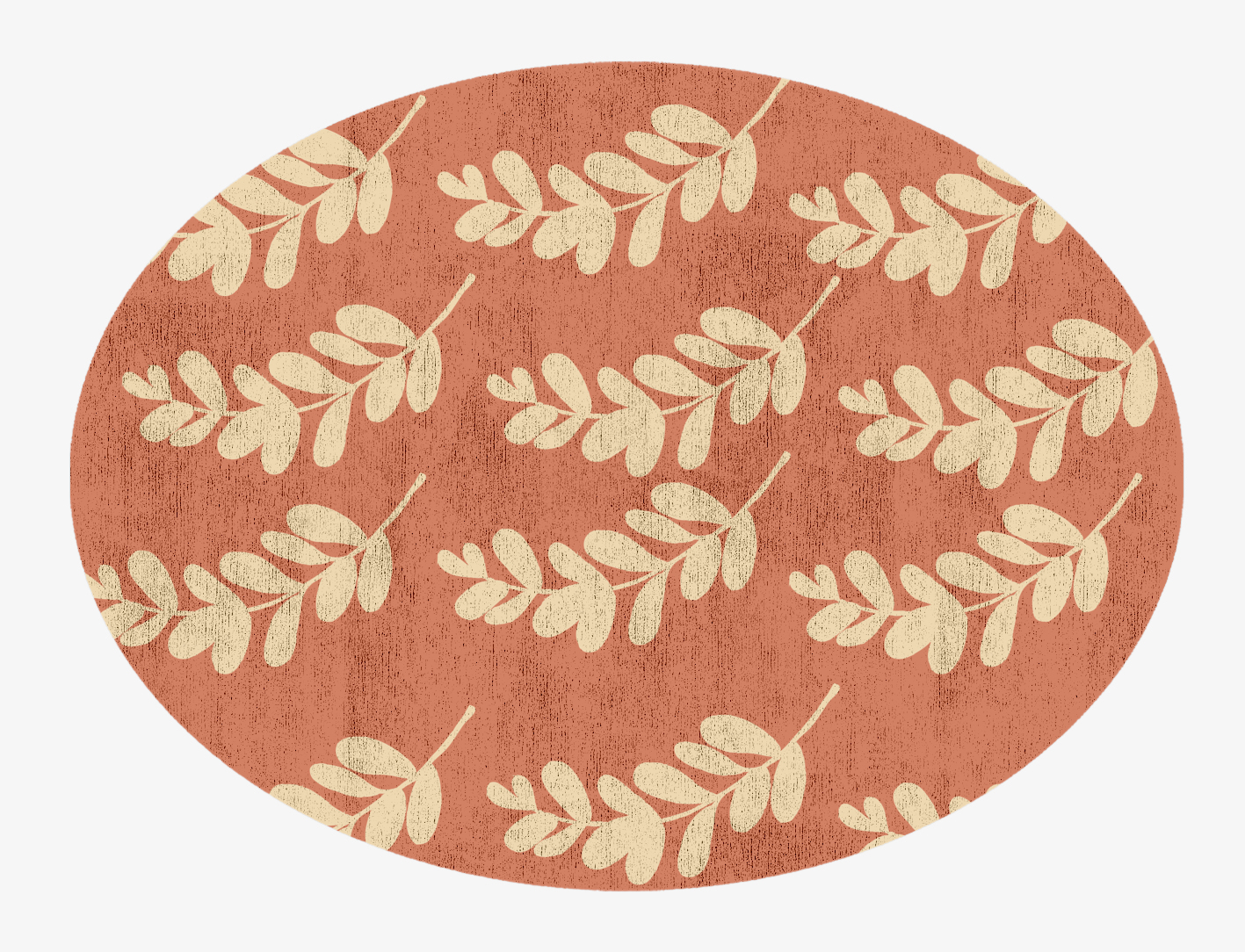 Rosemary Floral Oval Hand Knotted Bamboo Silk Custom Rug by Rug Artisan