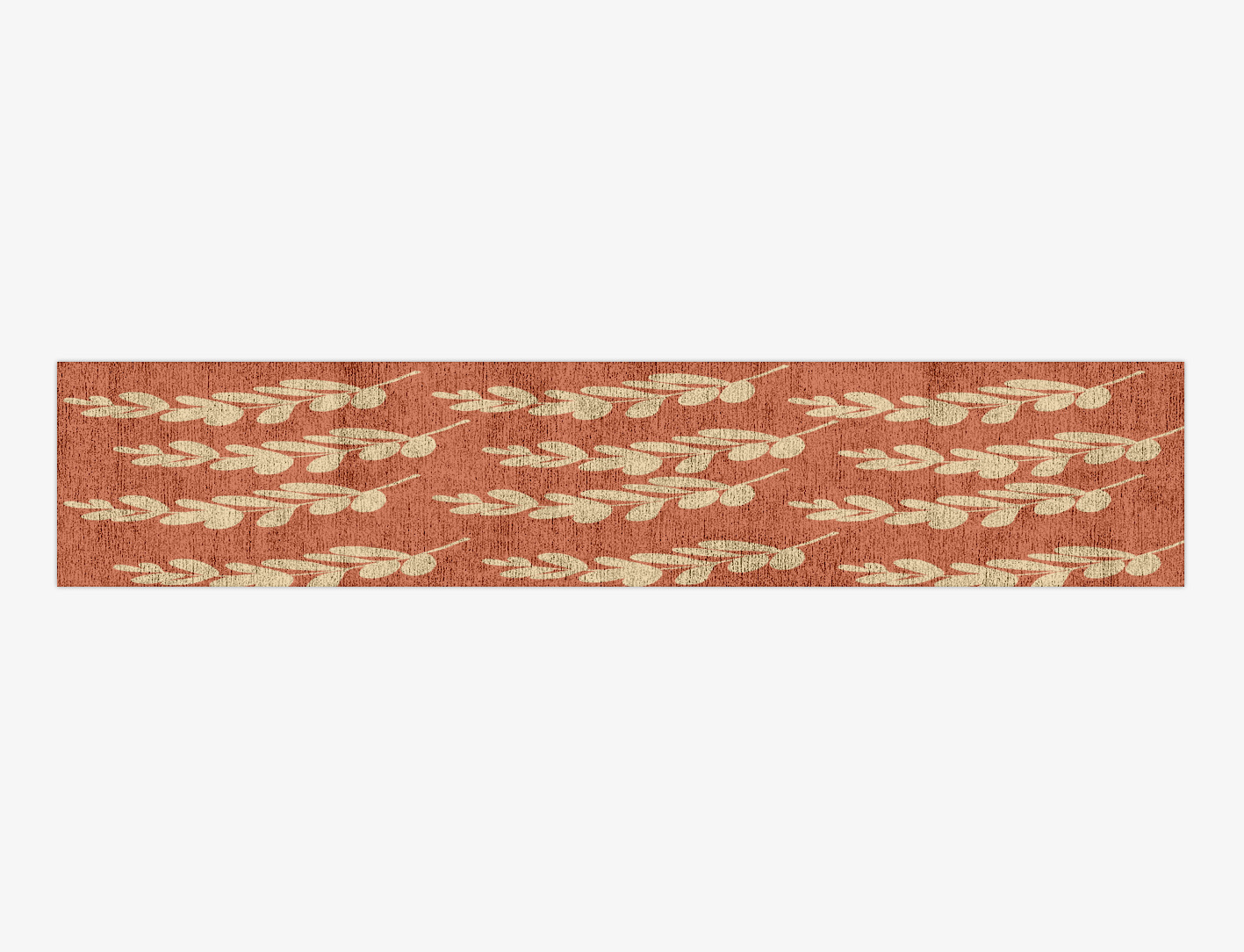 Rosemary Floral Runner Hand Knotted Bamboo Silk Custom Rug by Rug Artisan