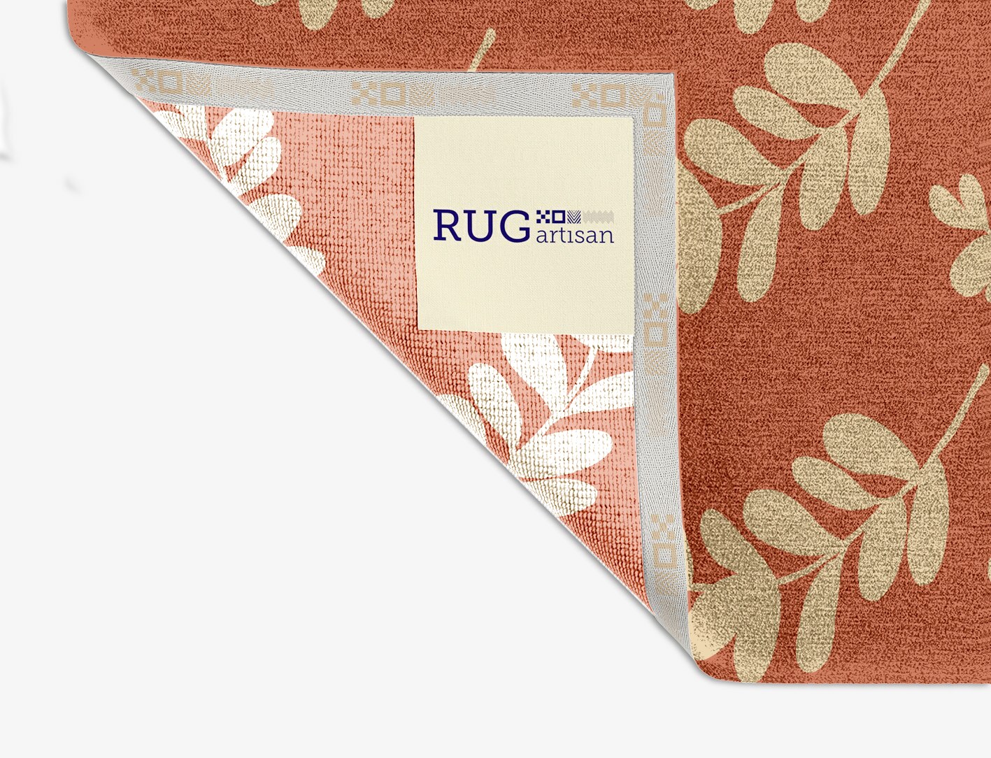 Rosemary Floral Square Hand Knotted Tibetan Wool Custom Rug by Rug Artisan