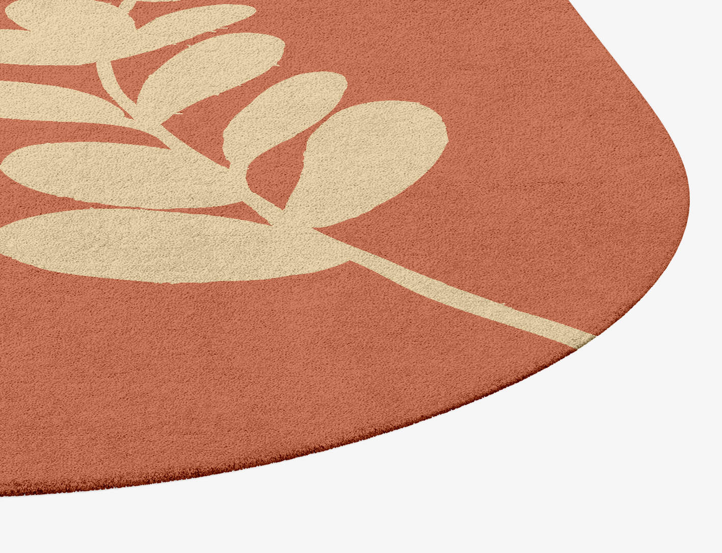Rosemary Floral Eight Hand Tufted Pure Wool Custom Rug by Rug Artisan