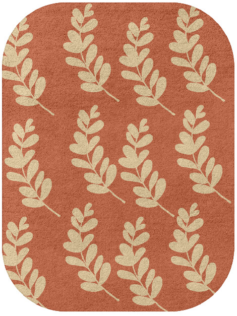 Rosemary Floral Oblong Hand Tufted Pure Wool Custom Rug by Rug Artisan