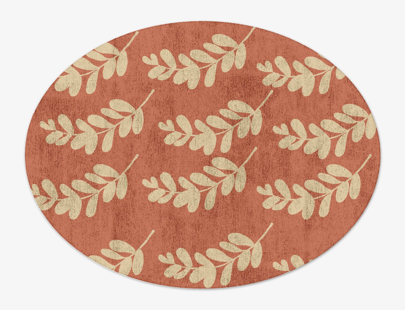 Rosemary Floral Oval Hand Tufted Bamboo Silk Custom Rug by Rug Artisan