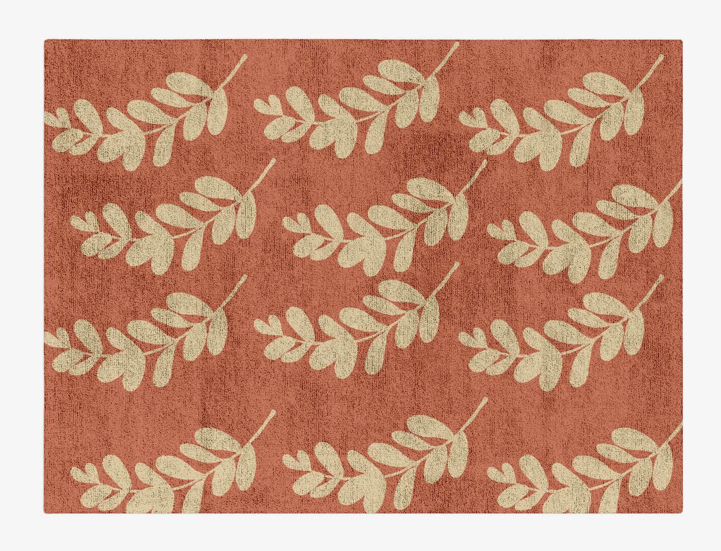 Rosemary Floral Rectangle Hand Tufted Bamboo Silk Custom Rug by Rug Artisan