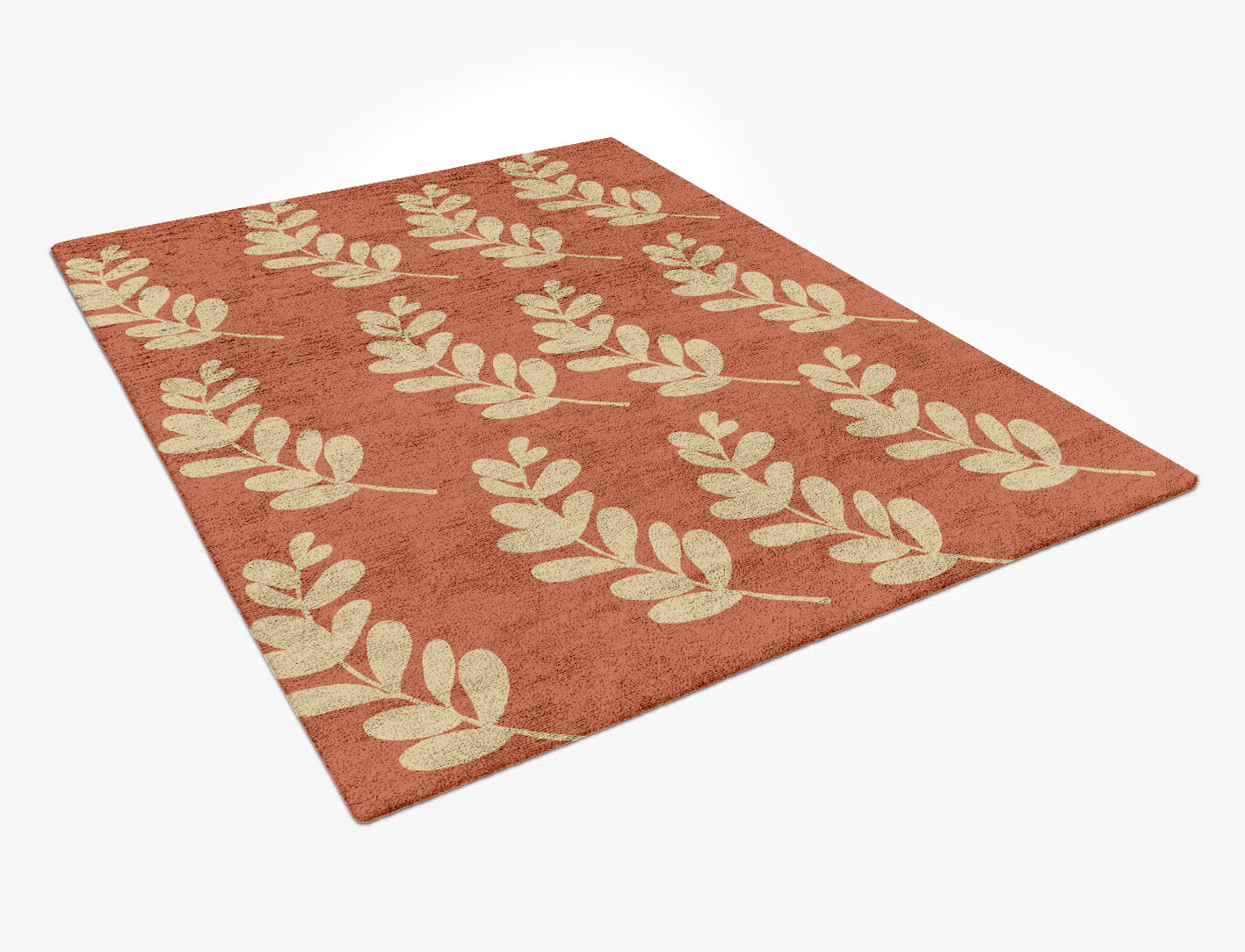 Rosemary Floral Rectangle Hand Tufted Bamboo Silk Custom Rug by Rug Artisan