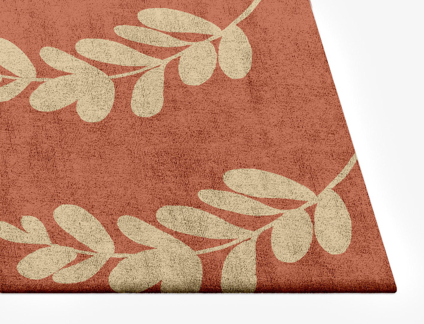 Rosemary Floral Rectangle Hand Tufted Bamboo Silk Custom Rug by Rug Artisan