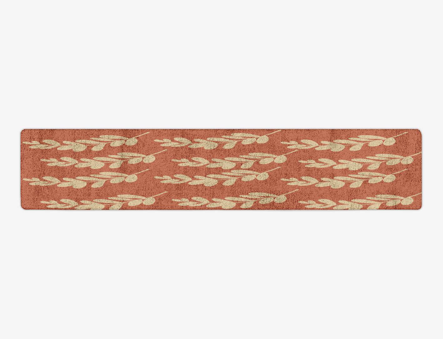 Rosemary Floral Runner Hand Tufted Bamboo Silk Custom Rug by Rug Artisan