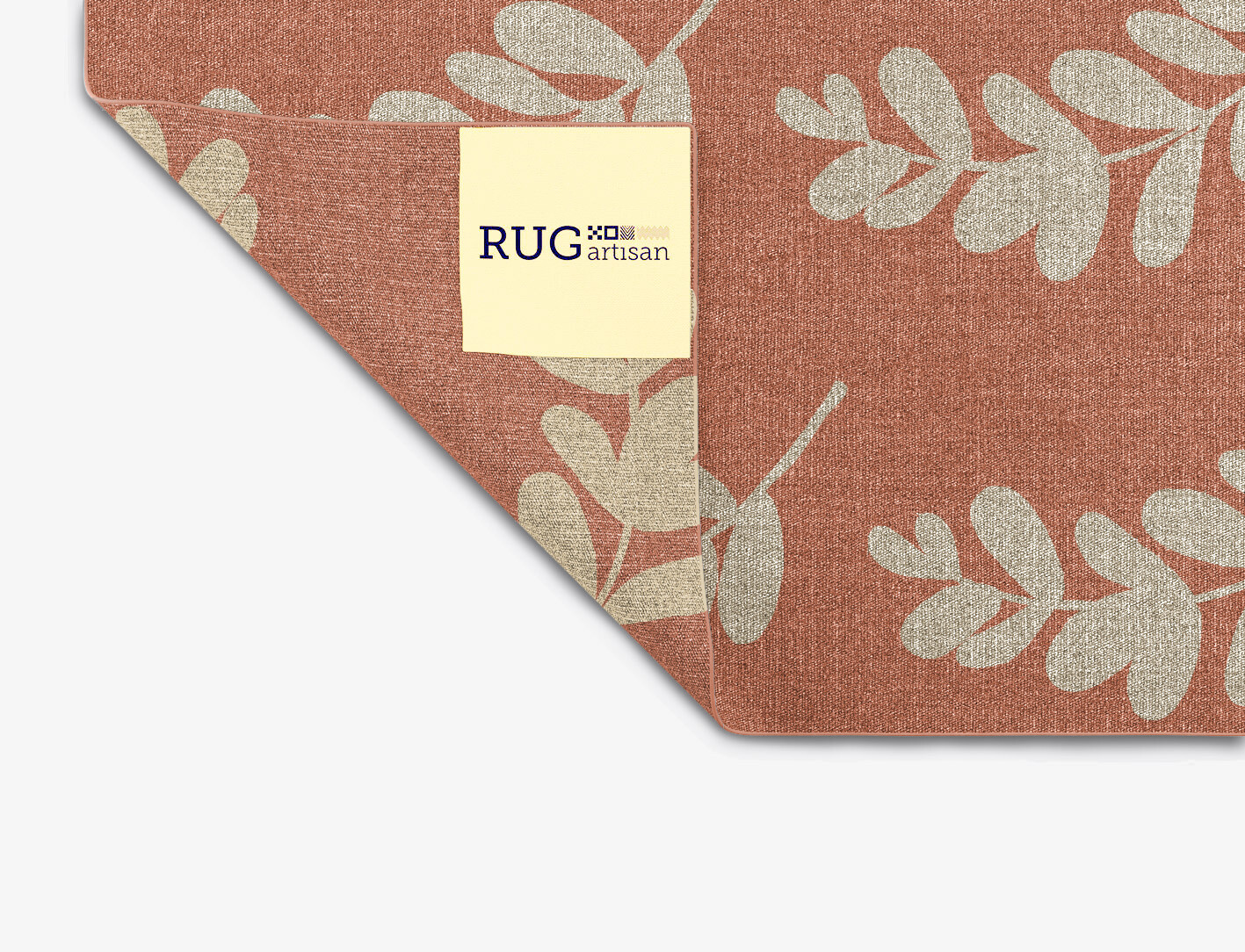 Rosemary Floral Rectangle Outdoor Recycled Yarn Custom Rug by Rug Artisan