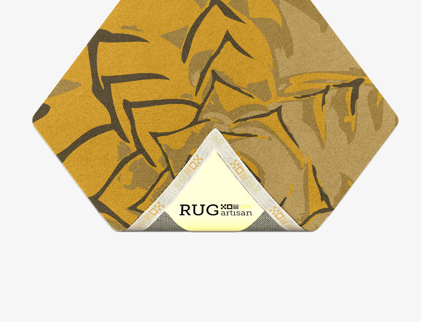 Rosette Abstract Diamond Hand Tufted Pure Wool Custom Rug by Rug Artisan