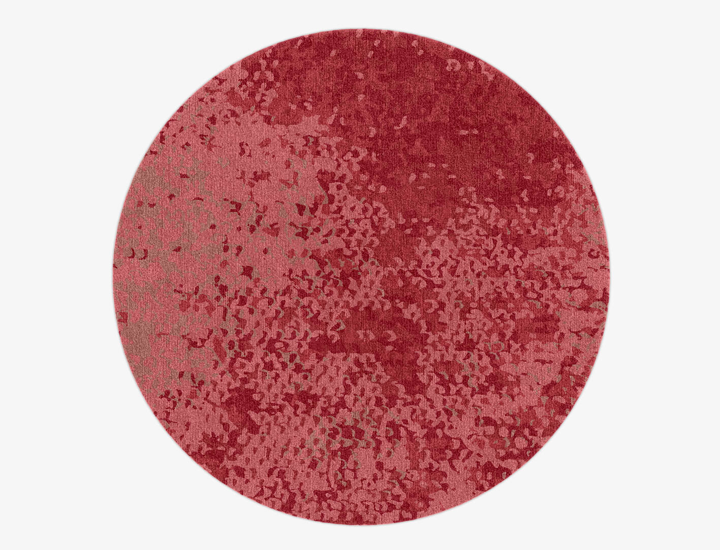Royalia Gradation Round Hand Knotted Tibetan Wool Custom Rug by Rug Artisan