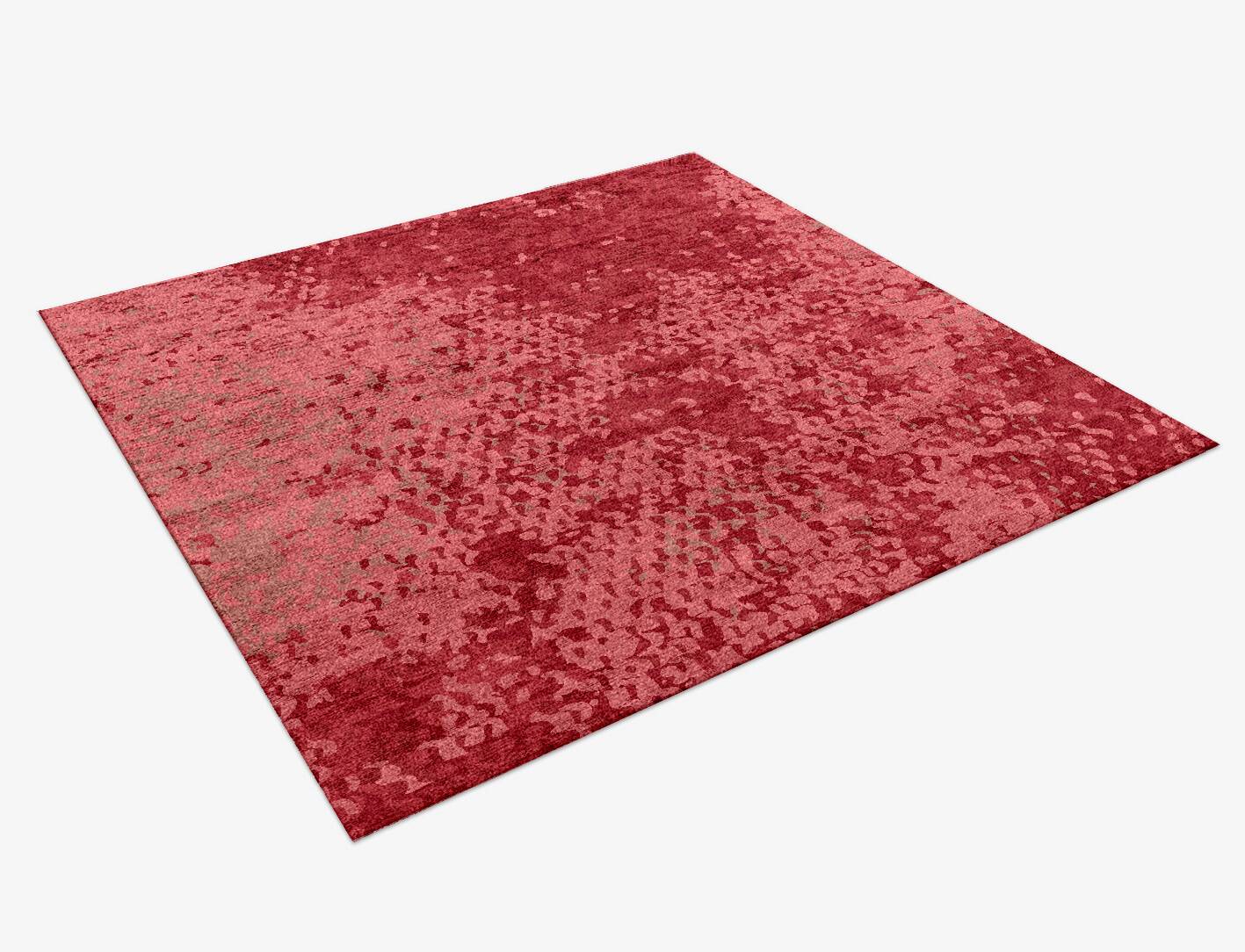 Royalia Gradation Square Hand Knotted Bamboo Silk Custom Rug by Rug Artisan