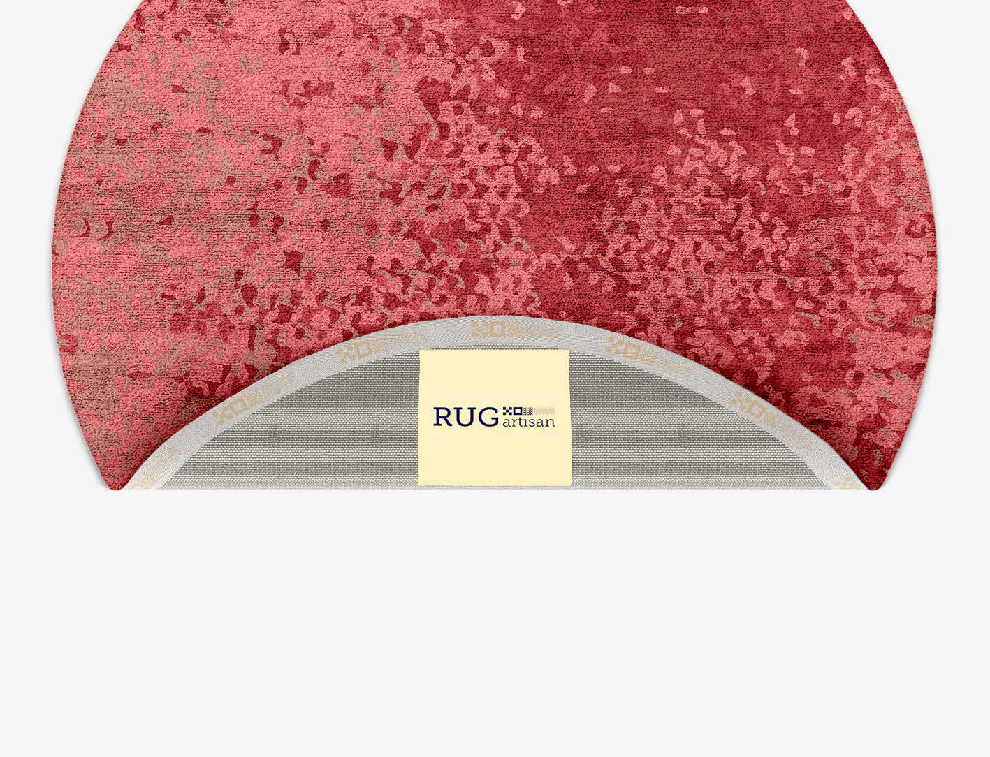 Royalia Gradation Round Hand Tufted Bamboo Silk Custom Rug by Rug Artisan