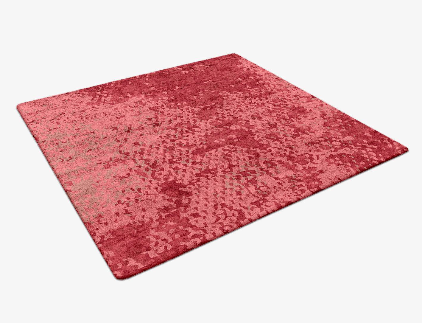 Royalia Gradation Square Hand Tufted Bamboo Silk Custom Rug by Rug Artisan