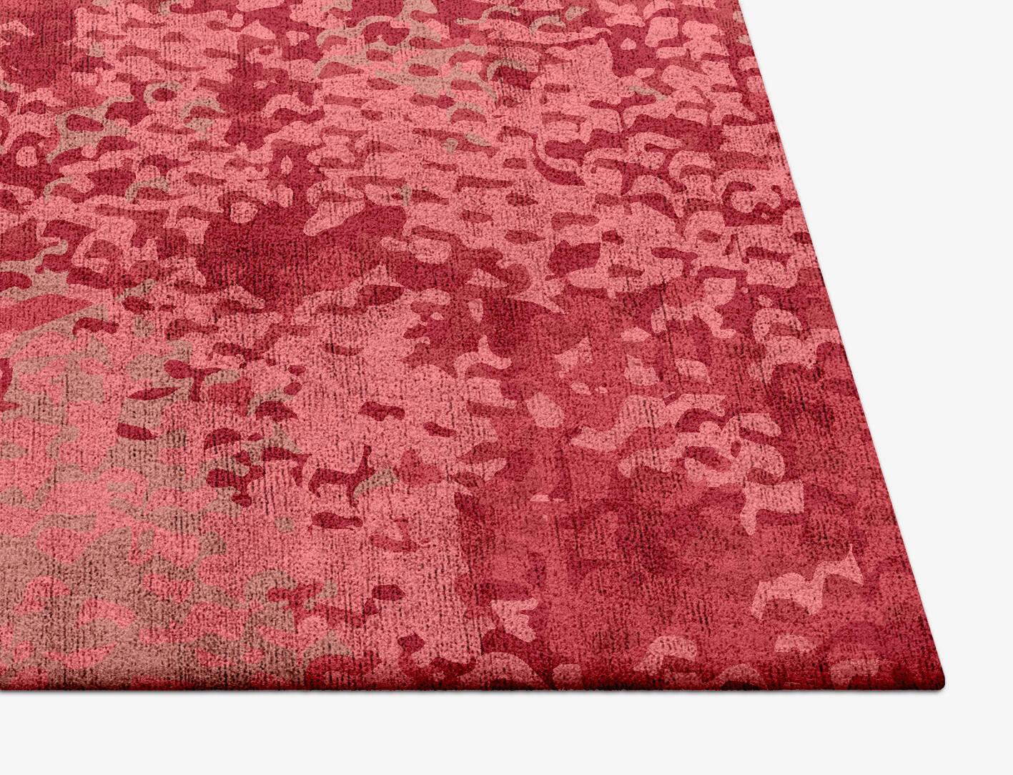 Royalia Gradation Square Hand Tufted Bamboo Silk Custom Rug by Rug Artisan