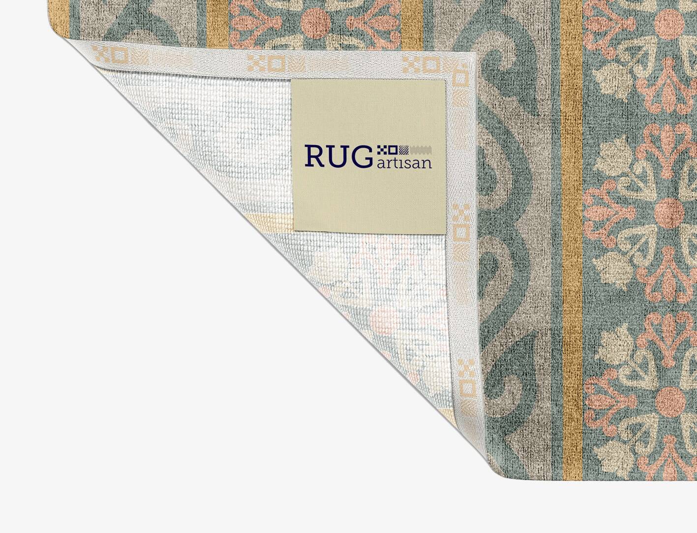 Rumi Blue Royal Rectangle Hand Knotted Bamboo Silk Custom Rug by Rug Artisan