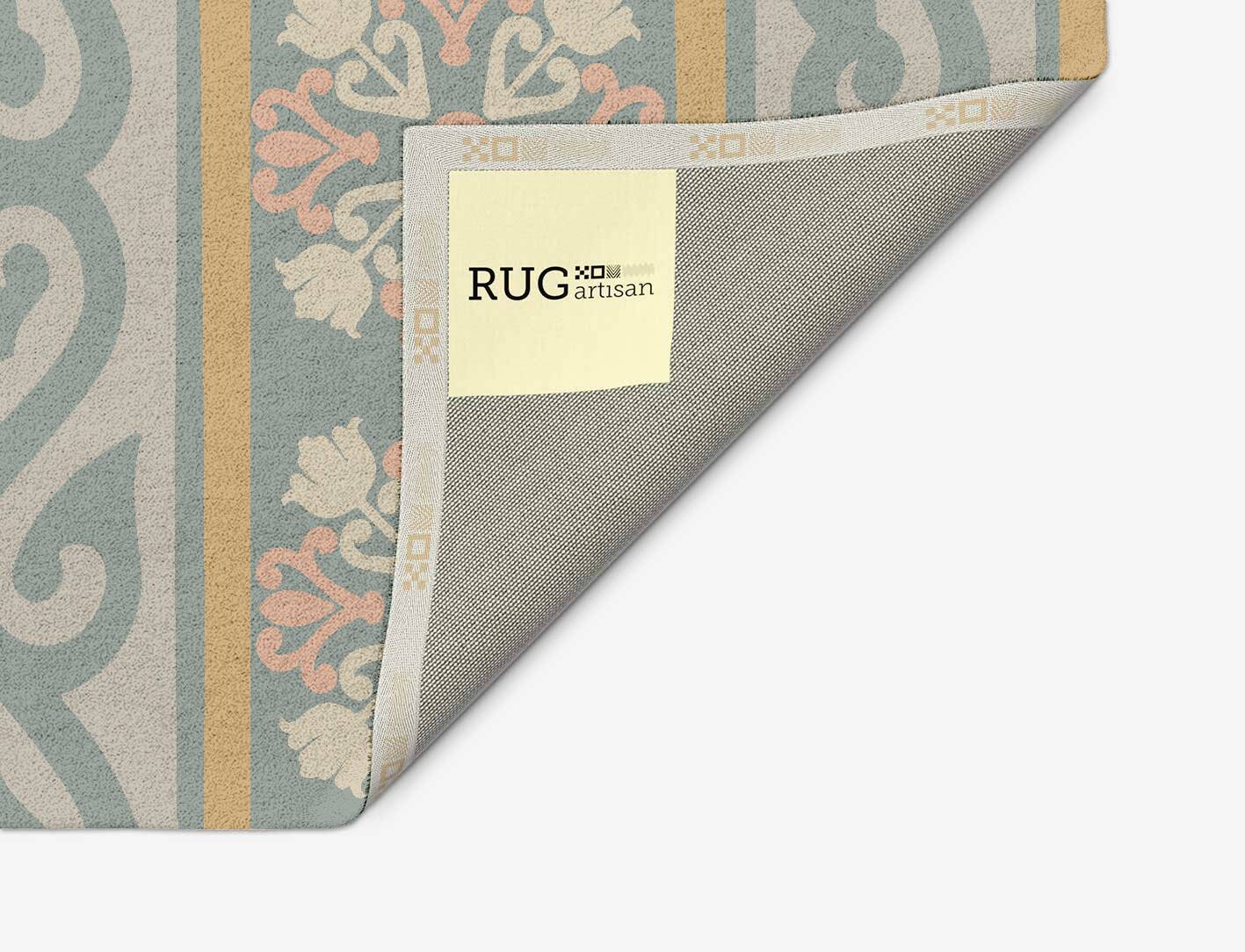 Rumi Blue Royal Arch Hand Tufted Pure Wool Custom Rug by Rug Artisan