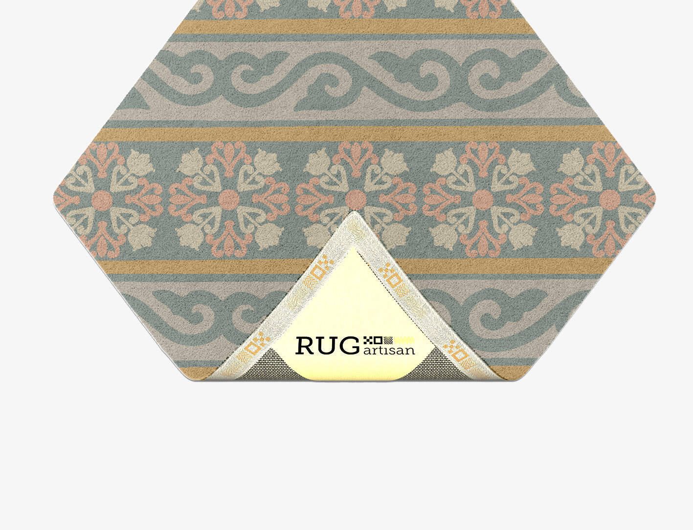 Rumi Blue Royal Diamond Hand Tufted Pure Wool Custom Rug by Rug Artisan