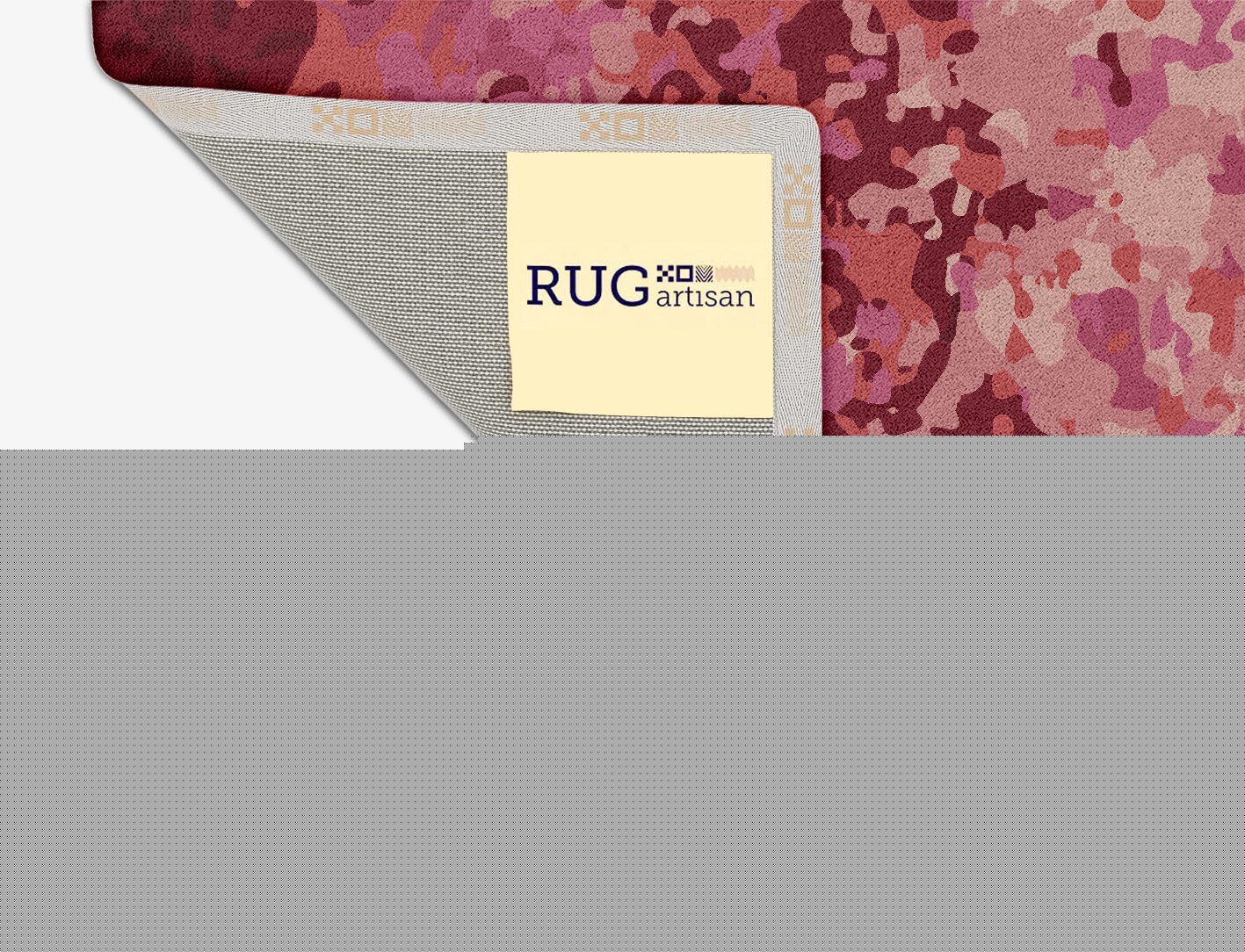 Rust Surface Art Square Hand Tufted Pure Wool Custom Rug by Rug Artisan