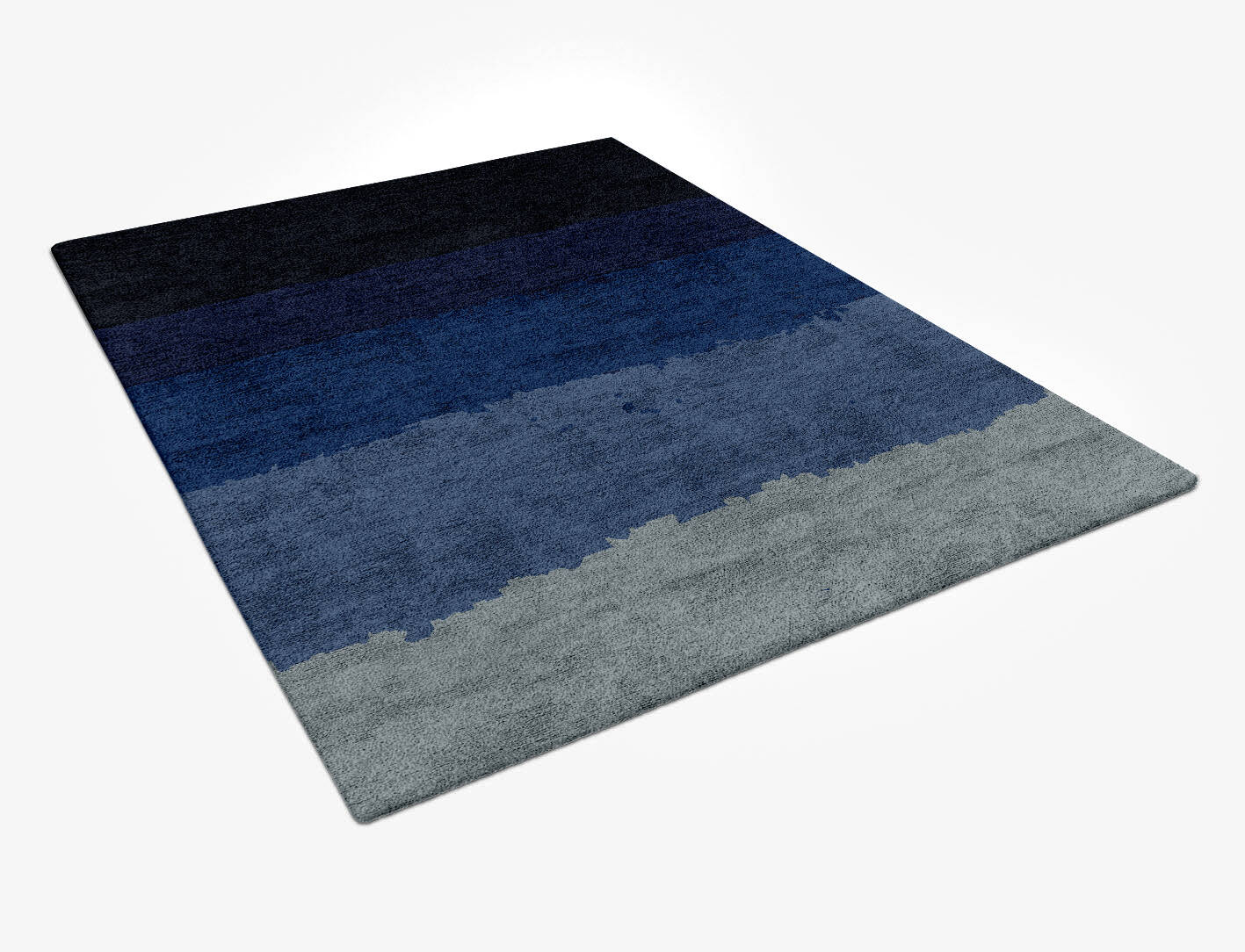 Rydal Gradation Rectangle Hand Tufted Bamboo Silk Custom Rug by Rug Artisan