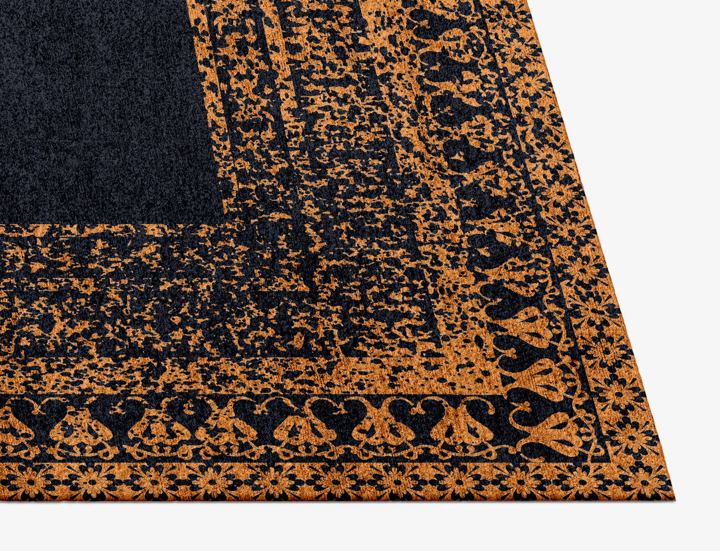 Sabat Vintage Rectangle Hand Knotted Bamboo Silk Custom Rug by Rug Artisan